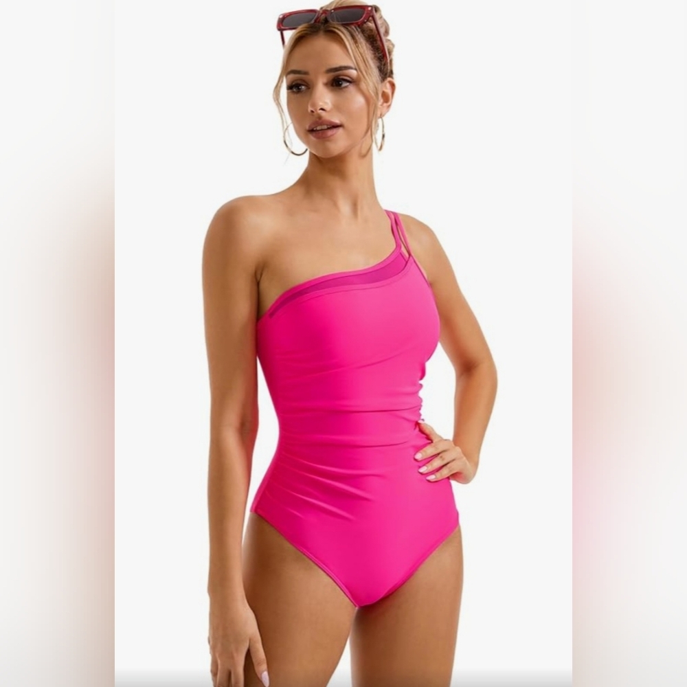Suuksess Women Tummy Control One Piece Swimsuit